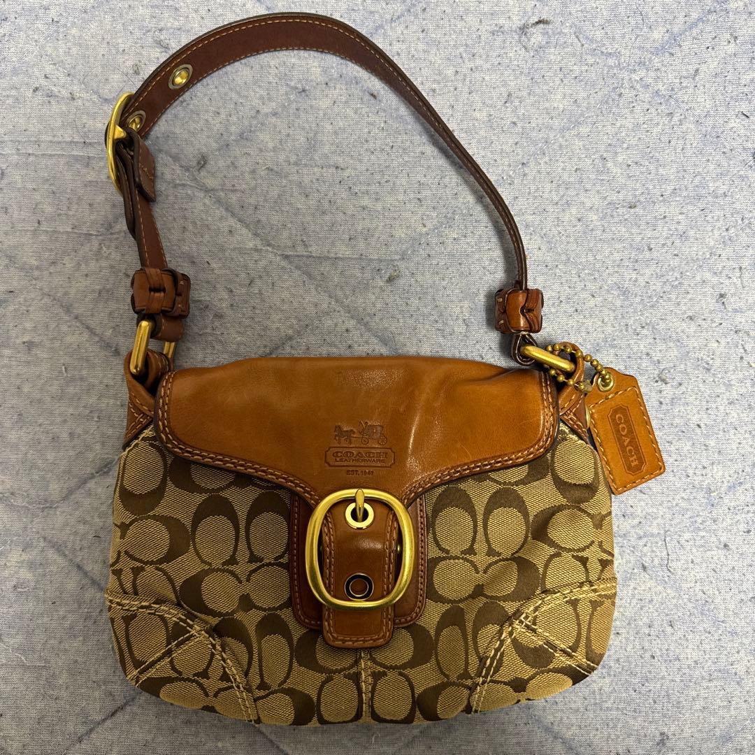COACH オールドコーチ ワンショルダーバッグ ソーホー ブラウン