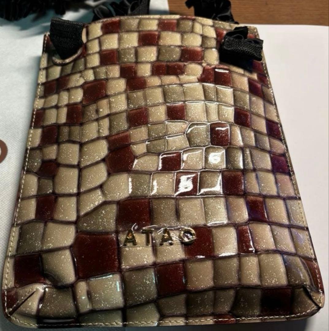 新品未使用　ATAO アタオ ショルダーバッグ ポシェット　アンティークルビ