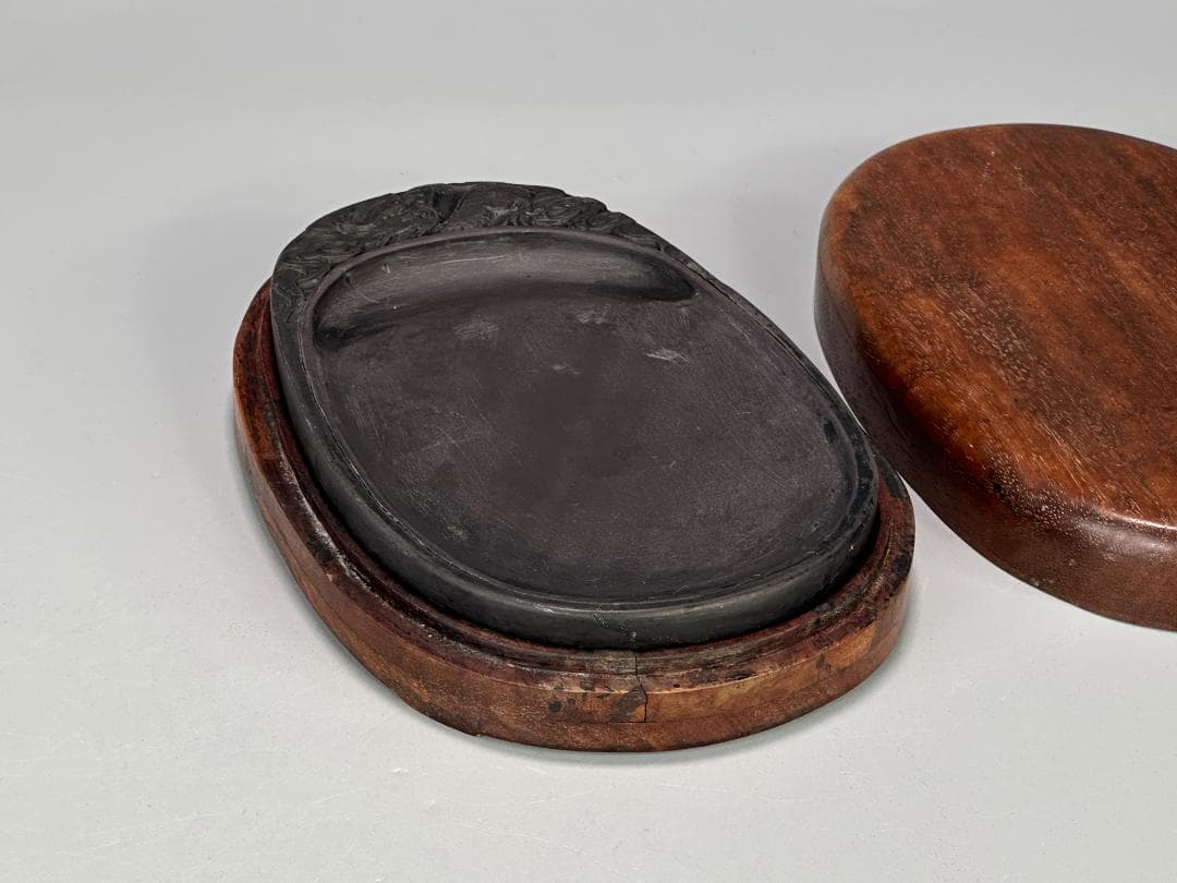 中国美術　書道具　文房具　硯　古硯　龍文端渓硯　唐物　古物