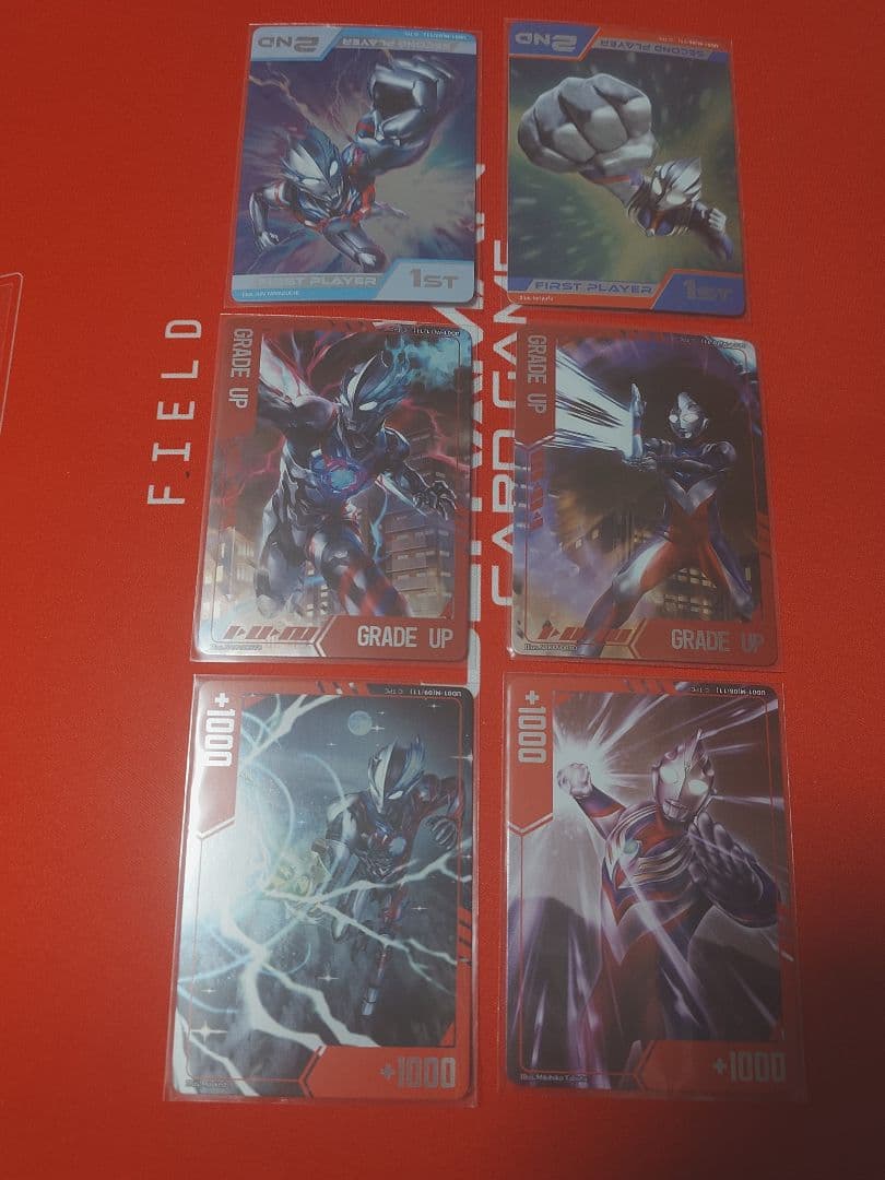 ウルトラマンカードゲーム　ティガ＆ブレーザー　限定プレミアムマーカー　各1枚