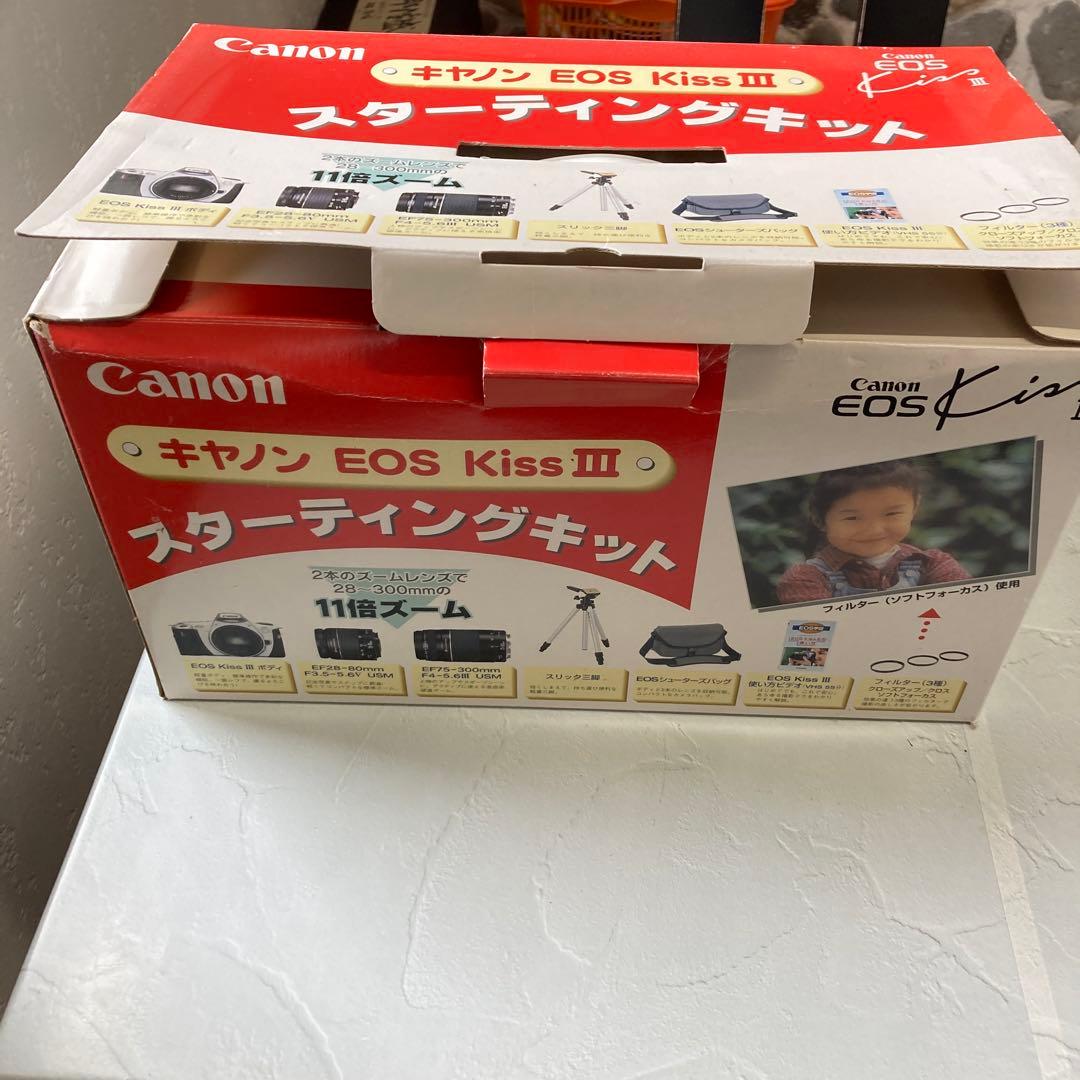 Canon EOS kiss3 一眼レフカメラ + EF 75-300mmレンズ