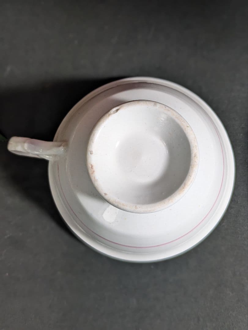 イギリス アンティーク ハンドペイント カップ＆ソーサー