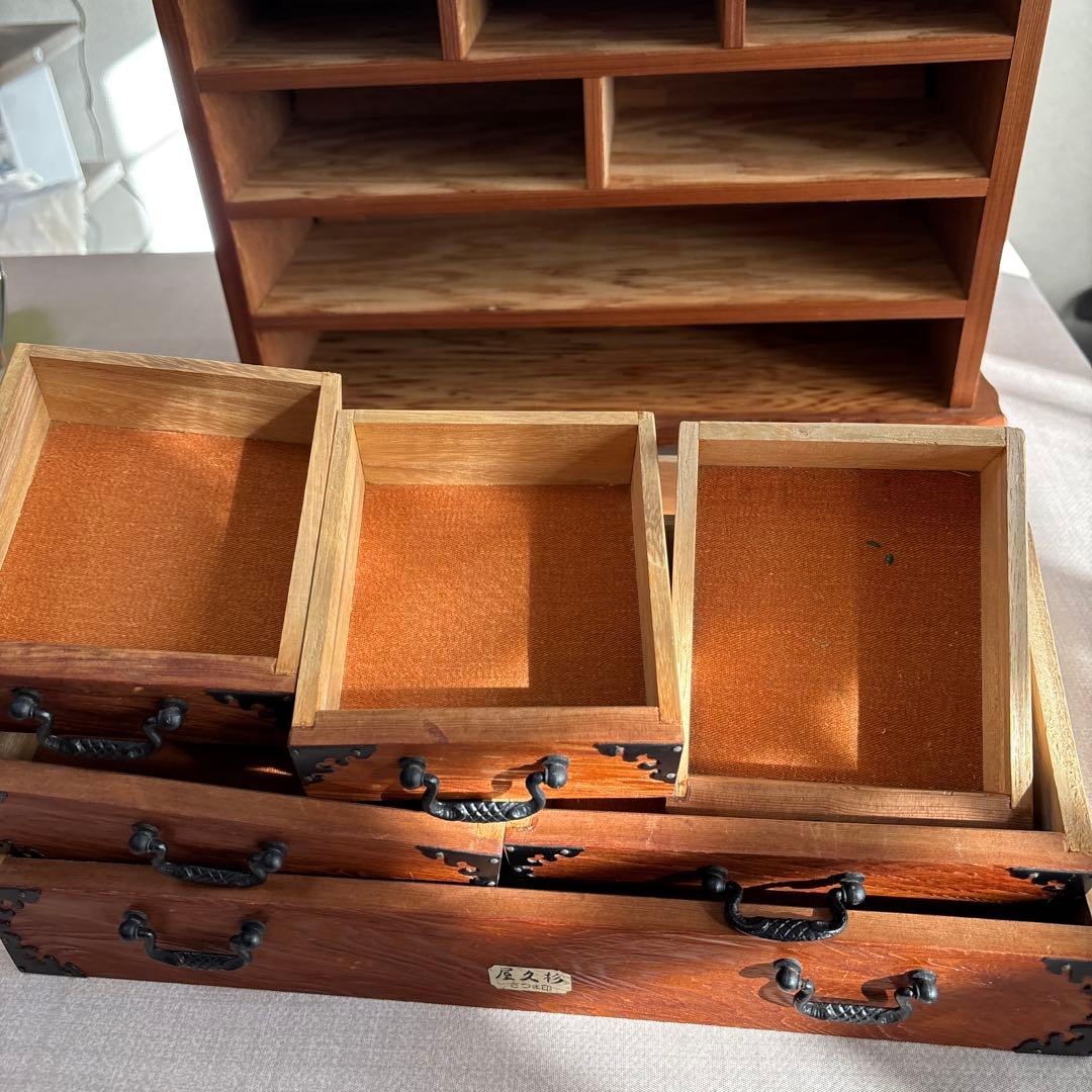 屋久杉　さつま印　小物入れ