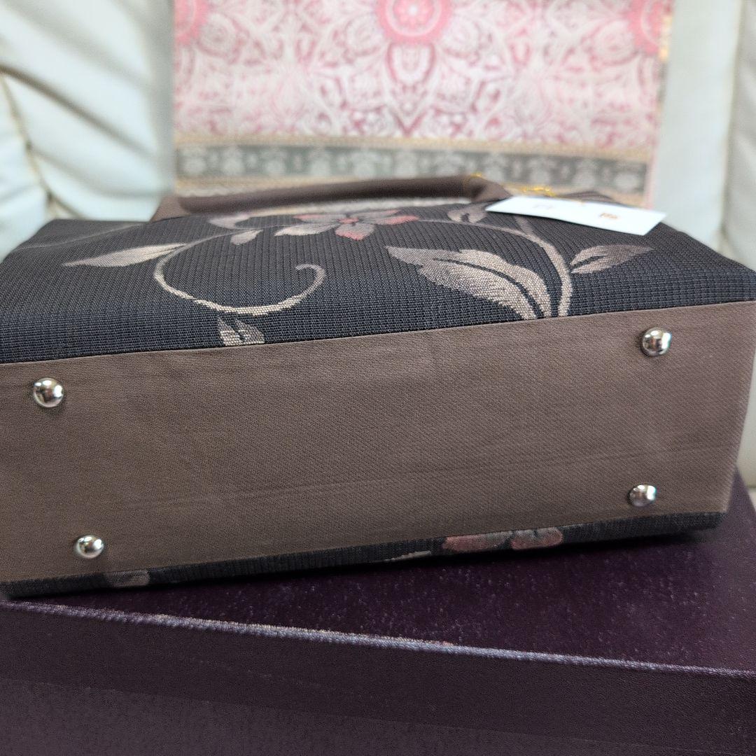 白梅謹製　和装用　利休バック＆草履セット 新品　正絹　箱付