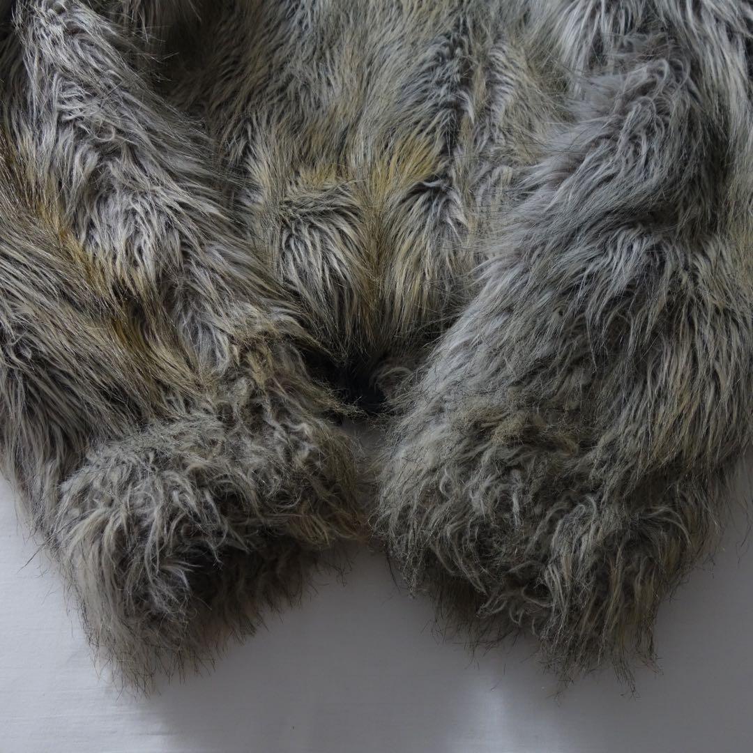 ジャケット・アウター 90s Armani Jeans Fake Fur Leather Jacket