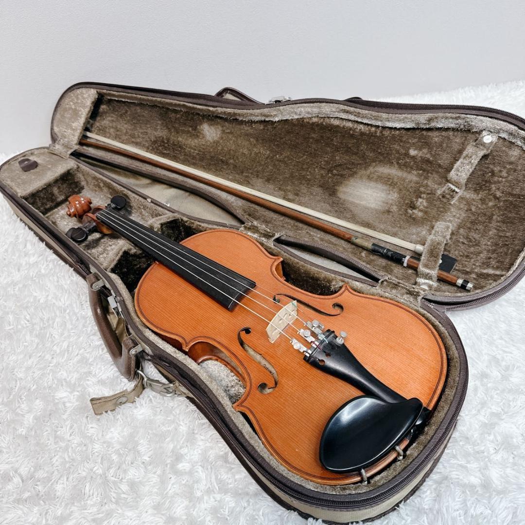 SUZUKI スズキ バイオリン No330 1/2 弓 ヴァイオリン 虎杢