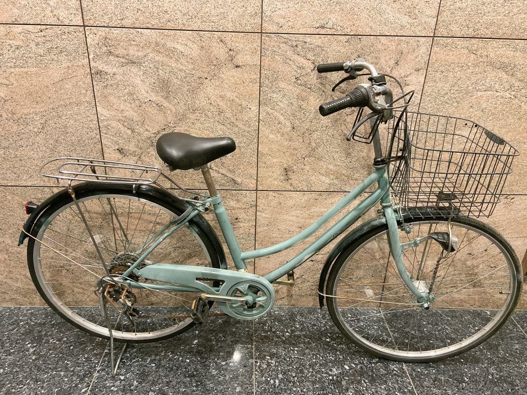 3段変速付き！丸石　マルイシMARUISHI自転車　シティーサイクル　ママチャリ