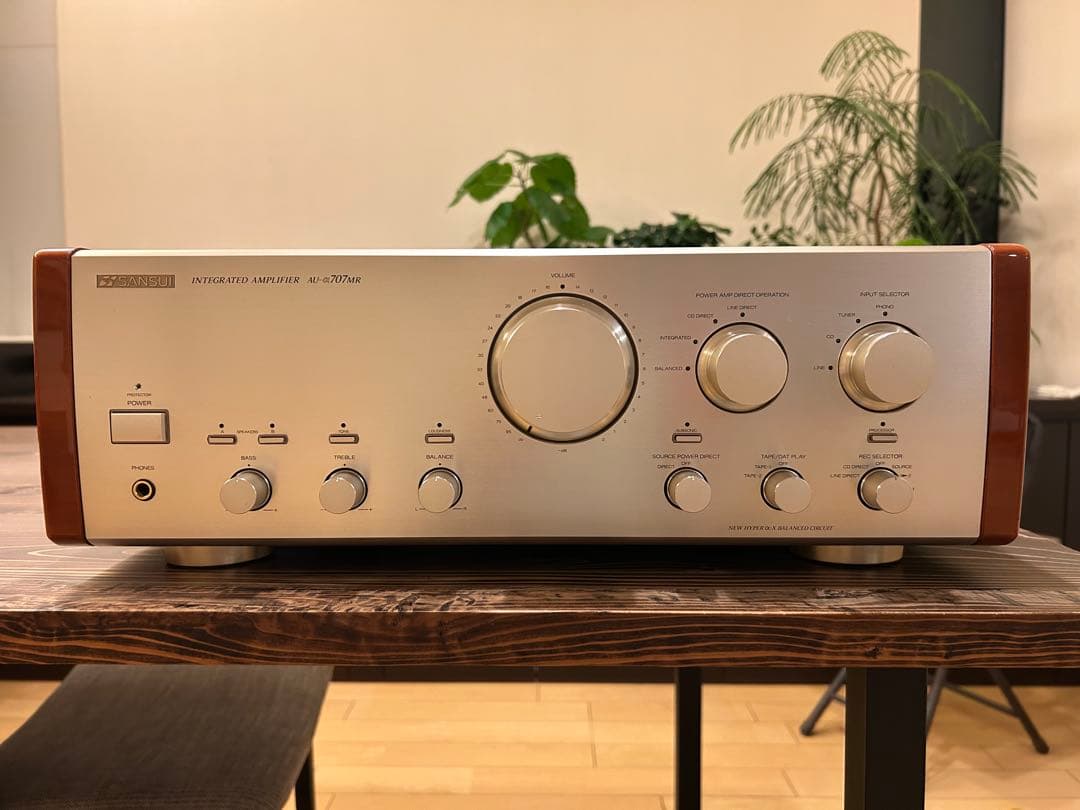 SANSUI AU-α707MRサンスイプリメインアンプ（ガリ有り）