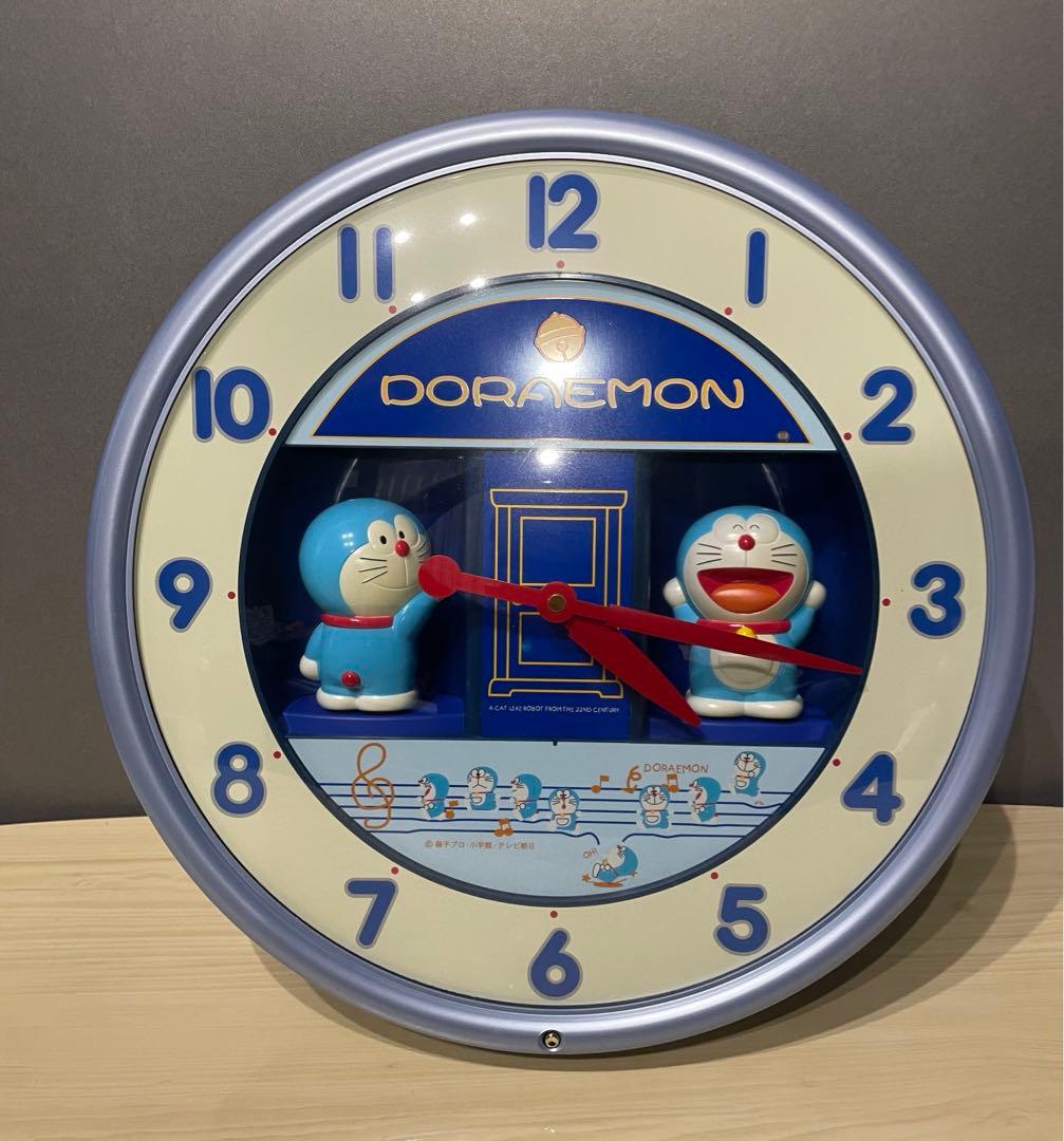 【美品】ドラえもん　壁掛け　からくり時計　大山のぶ代さんボイス