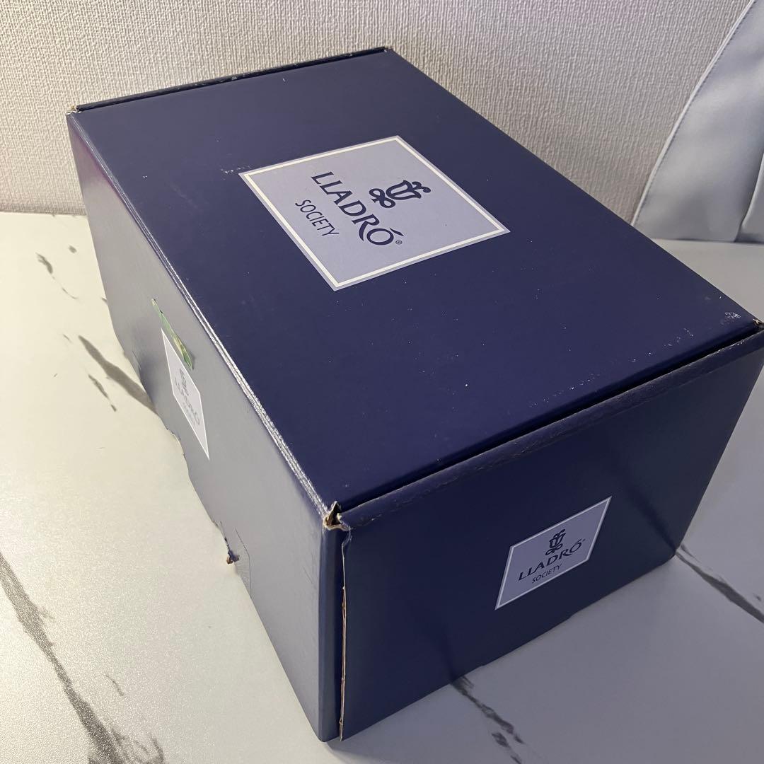 【1/10限定】LLADRO リヤドロ 07676 花籠を持つ少女 箱付