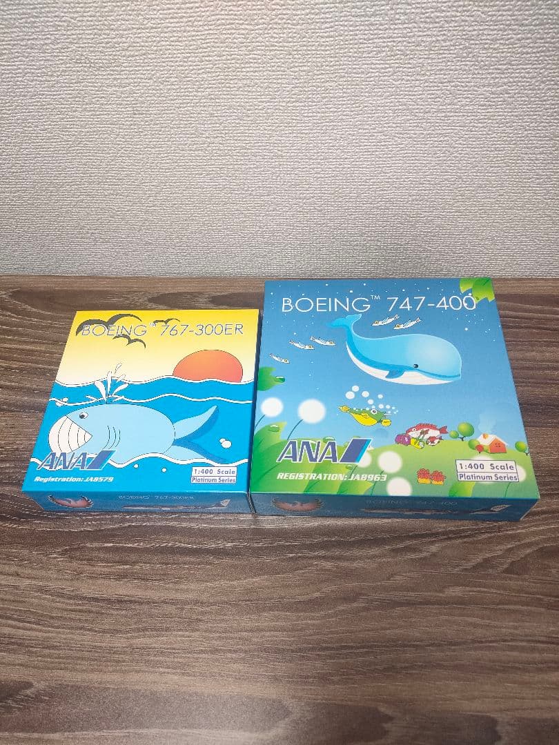 希少　金属製　ANA　ボーイング　767-300ER　747-400　２点まとめ