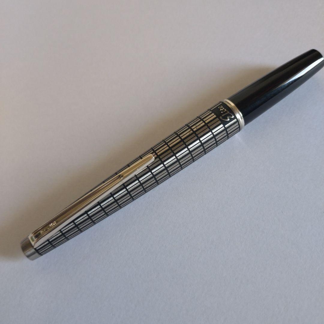 パイロット万年筆 エリート 蝕刻キャップ 18K-750〈F〉H877