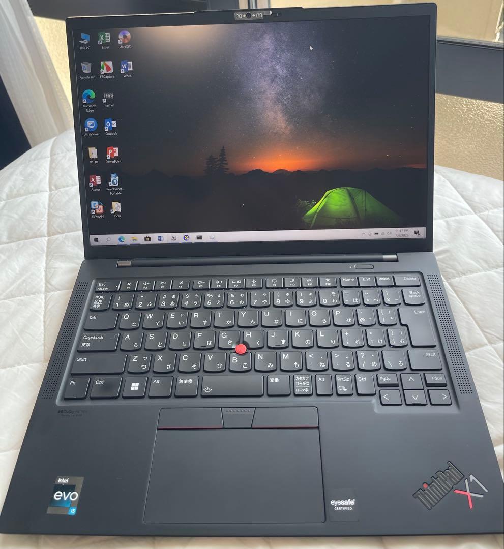 2023年式/美品/バッテリー優良/Lenovo X1 Gen 10 第12世代