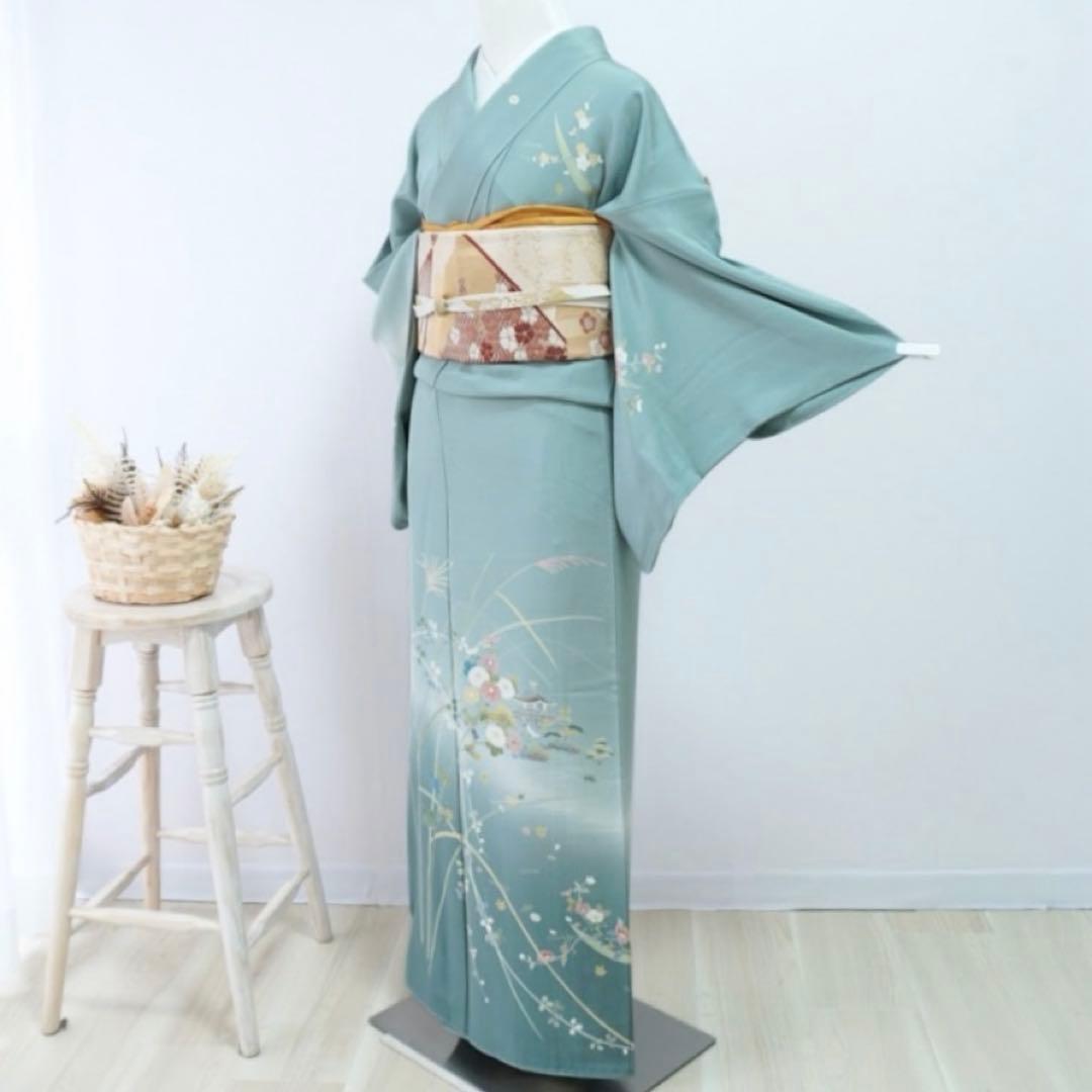 訪問着 フルセットa371B 七五三　入学式　お宮参り　結婚式　落款