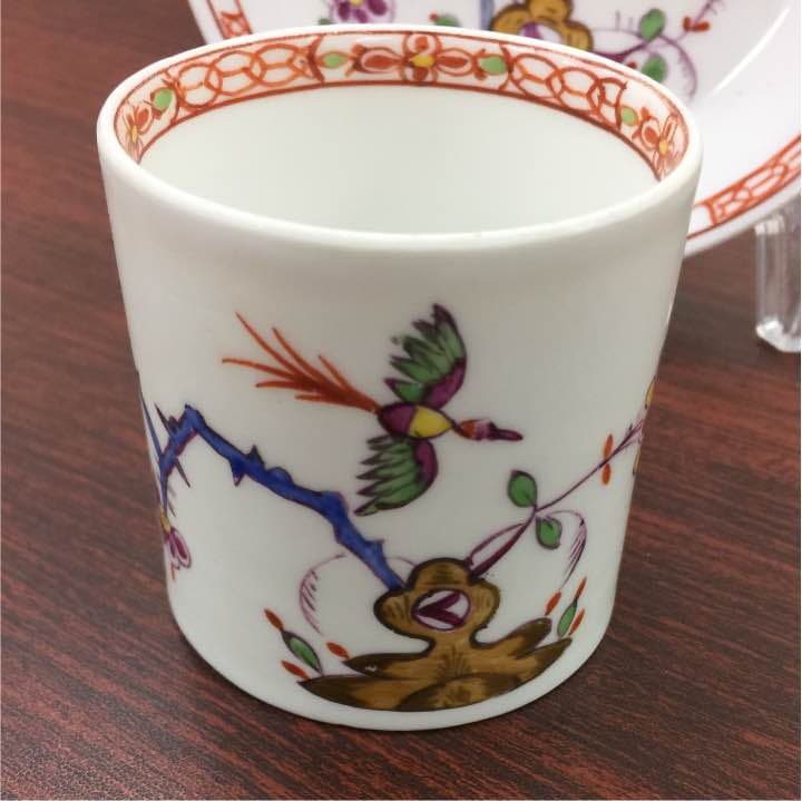 アンティーク マイセン 一級品 マルコリーニ期 竹虎