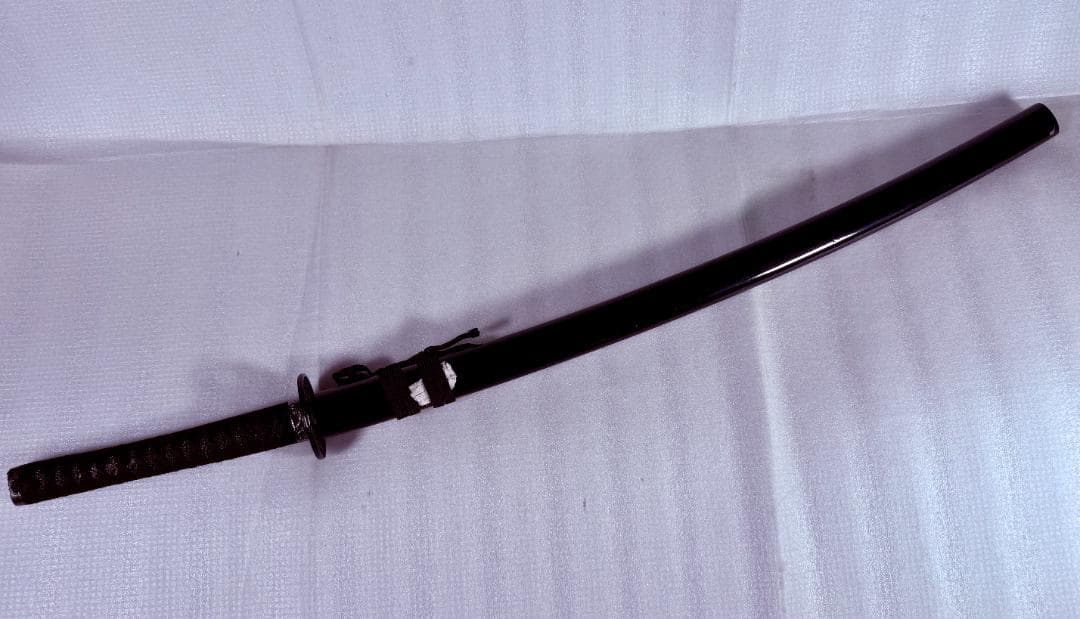 模造刀 黒 美品 波紋 太刀 コスプレ M2