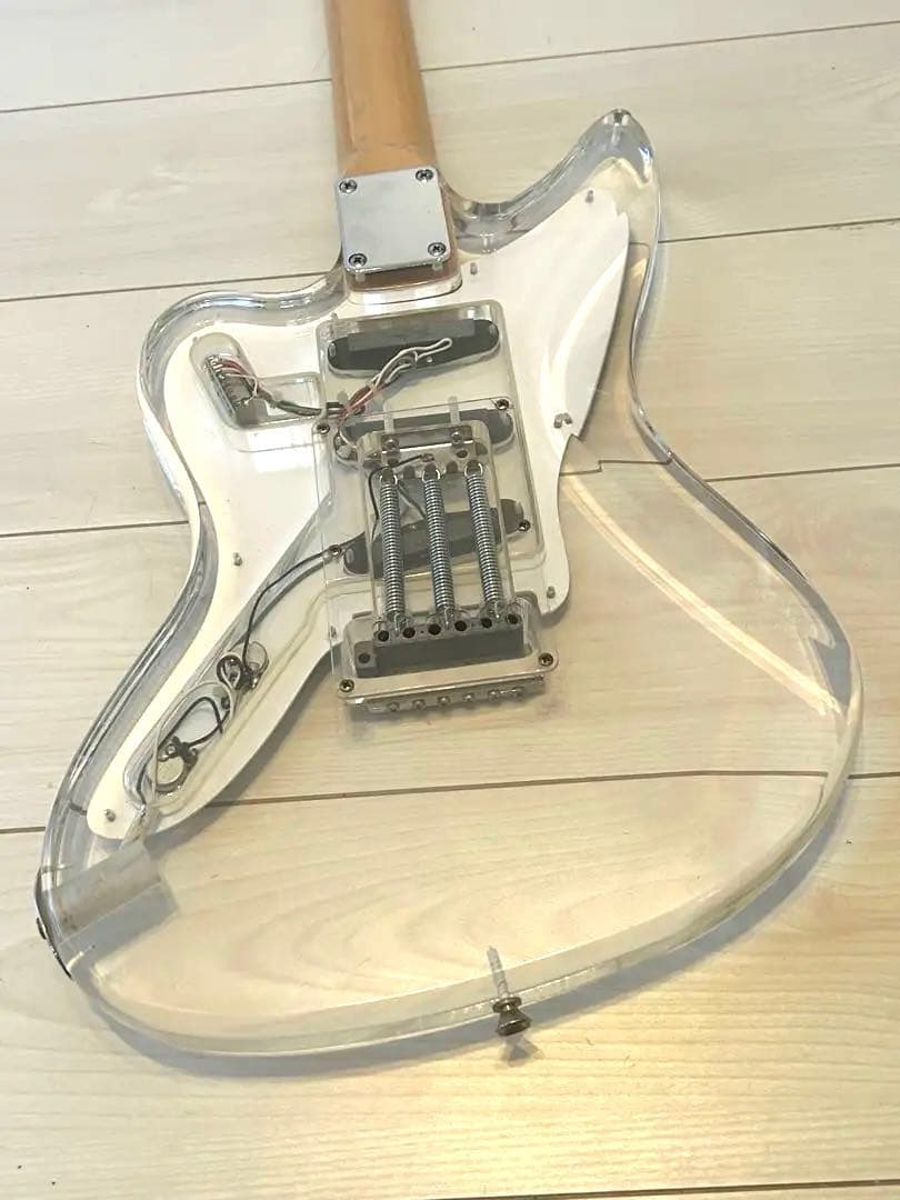 早い者勝ち★クリアボディ/エレキギター ジャズマスタータイプ /ムスタング/