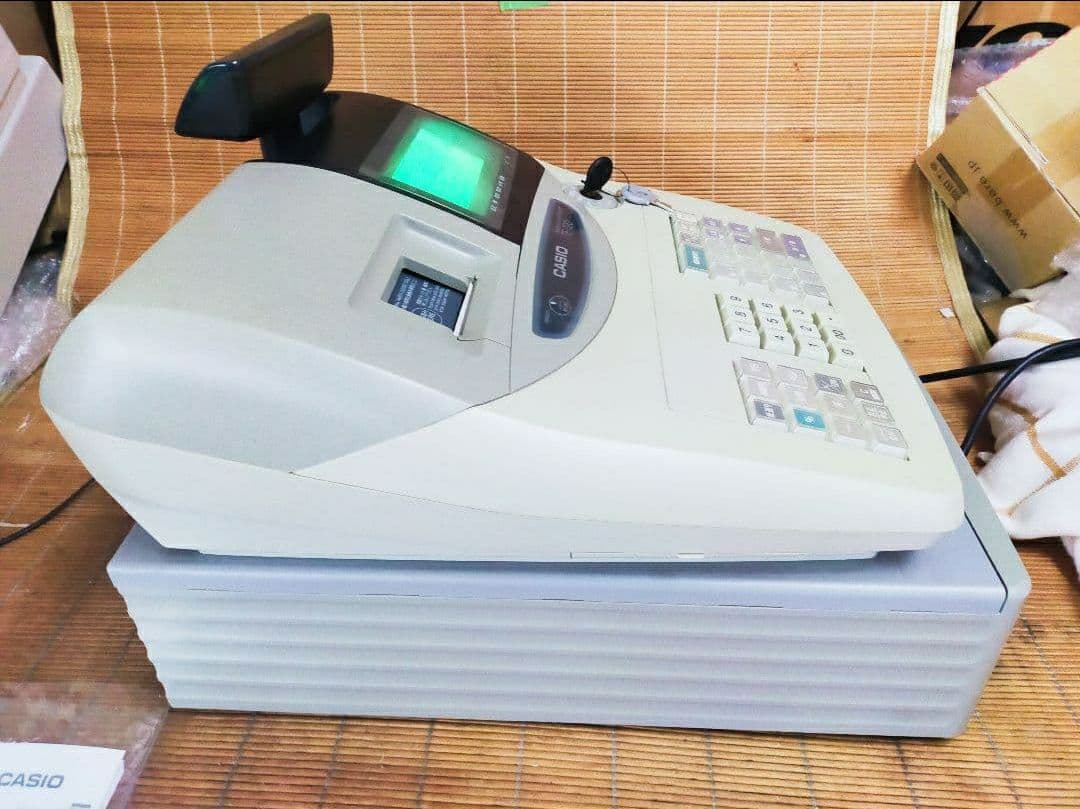 カシオレジスター　TE-120　フル設定込み　送料無料　人気機種　770684