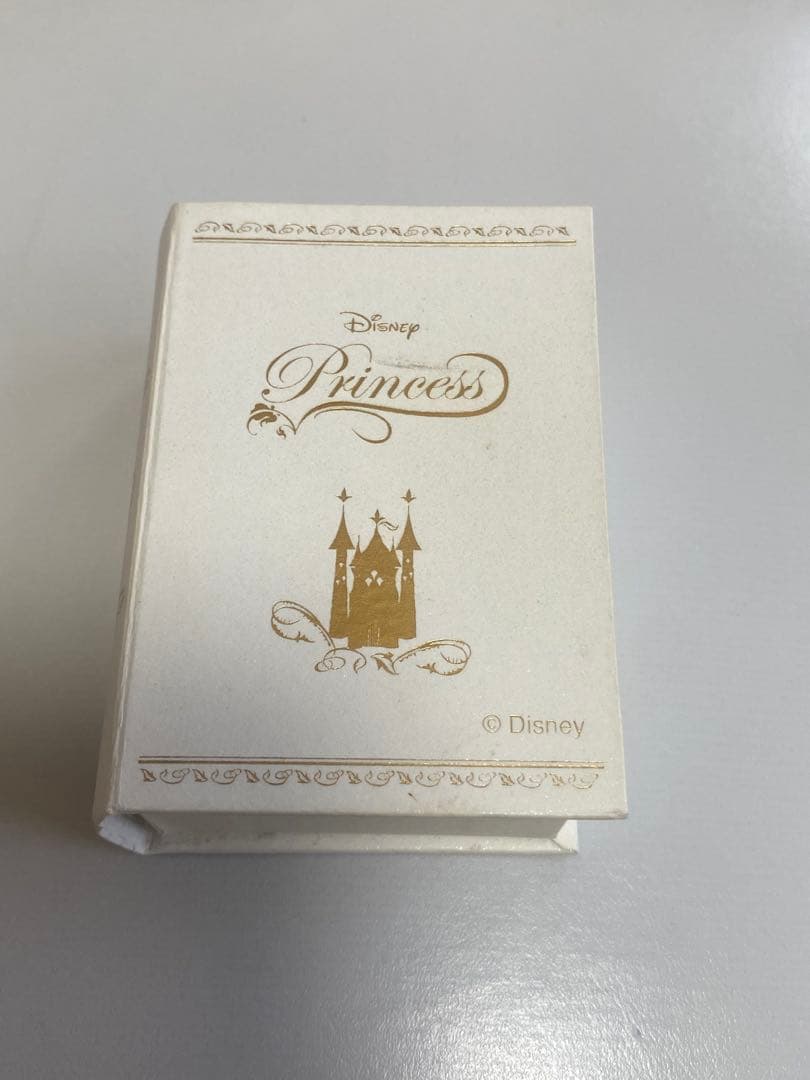 極美品 Disney The Kiss K10ホワイトゴールド リング 美女と野