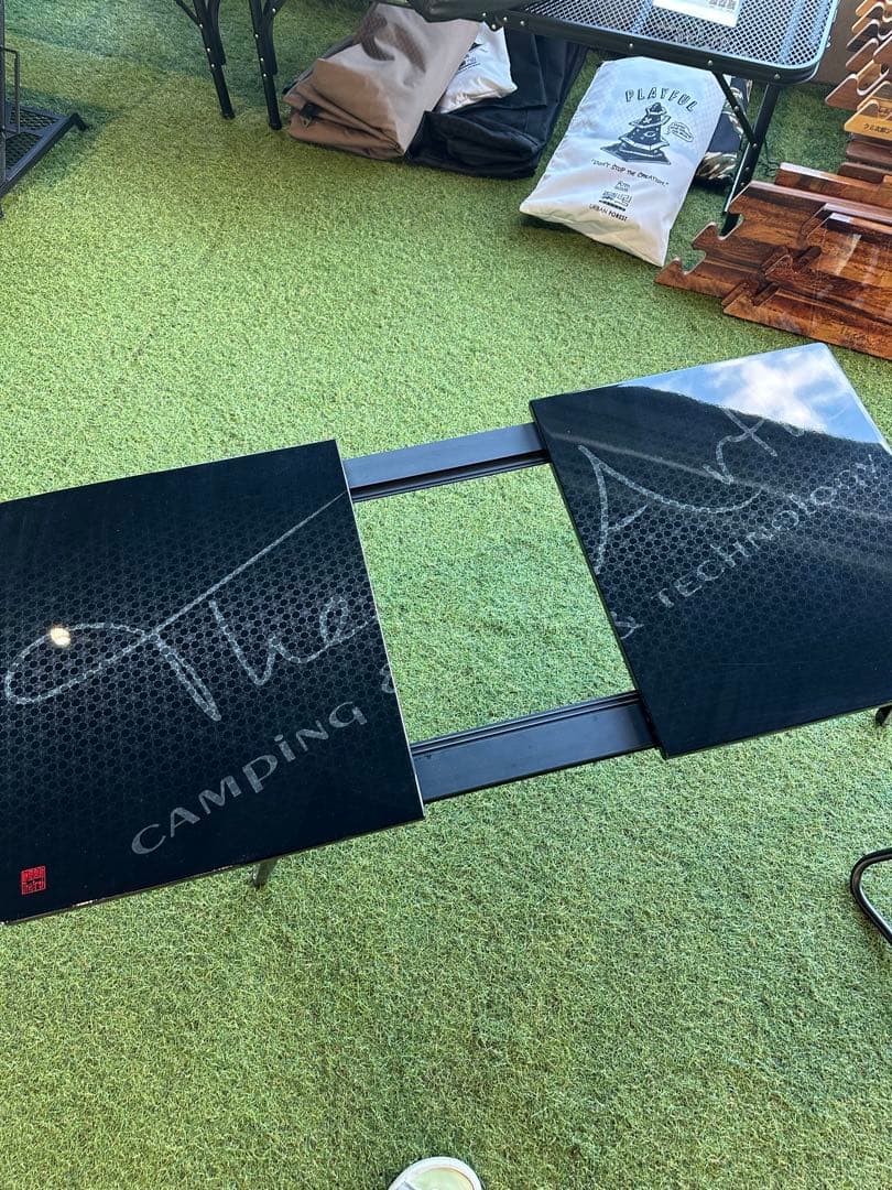 thearth 炭カラー　スノーピーク エクステンションIGT 天板付き