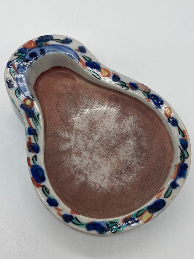 大明万暦年製　呉須　龍鳳紋陶硯　送料込み1222