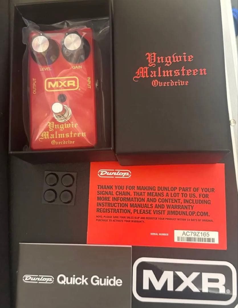 MXR Yngwie Malmsteen イングヴェイ 赤 yjm ブースター
