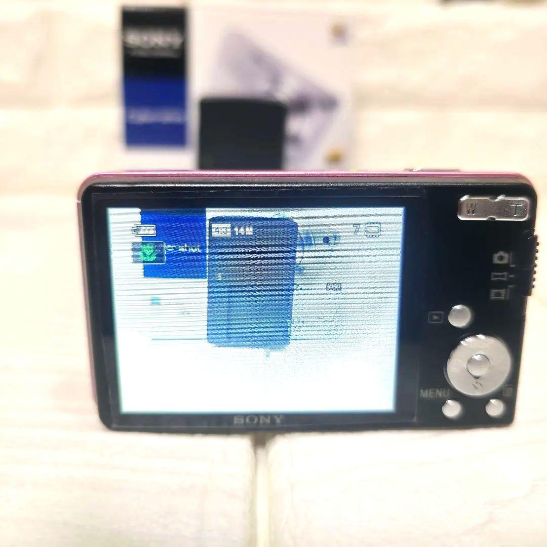 357【美品】SONY Cyber-shot DSC-W350 ピンク コンデジ