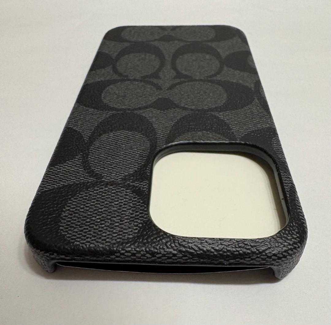 コーチ COACH iPhone13 pro 対応 ケース GRAPHITE