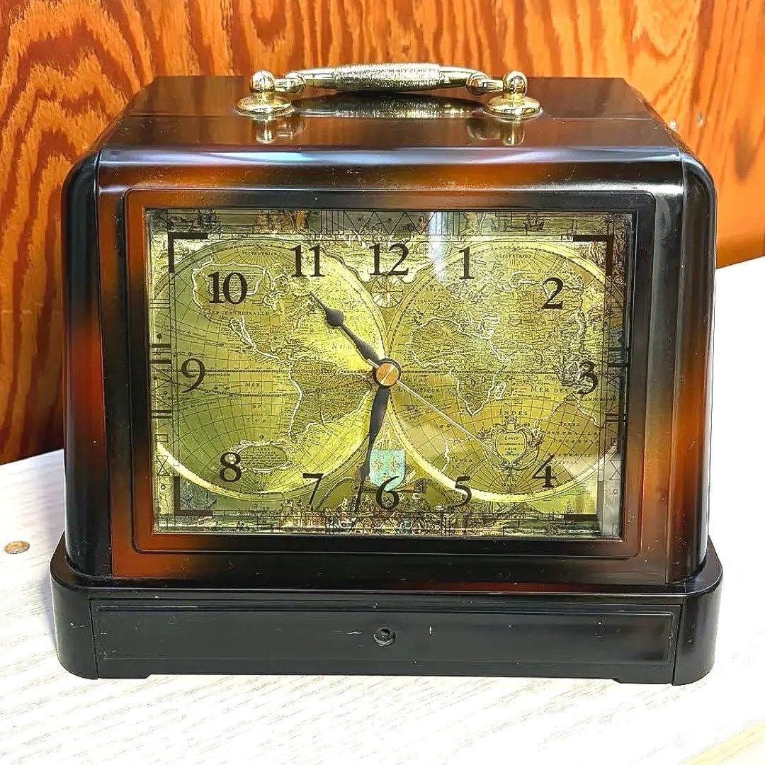 時計 アンティーク 置物 収納 ジュエリーボックス レトロ 昭和