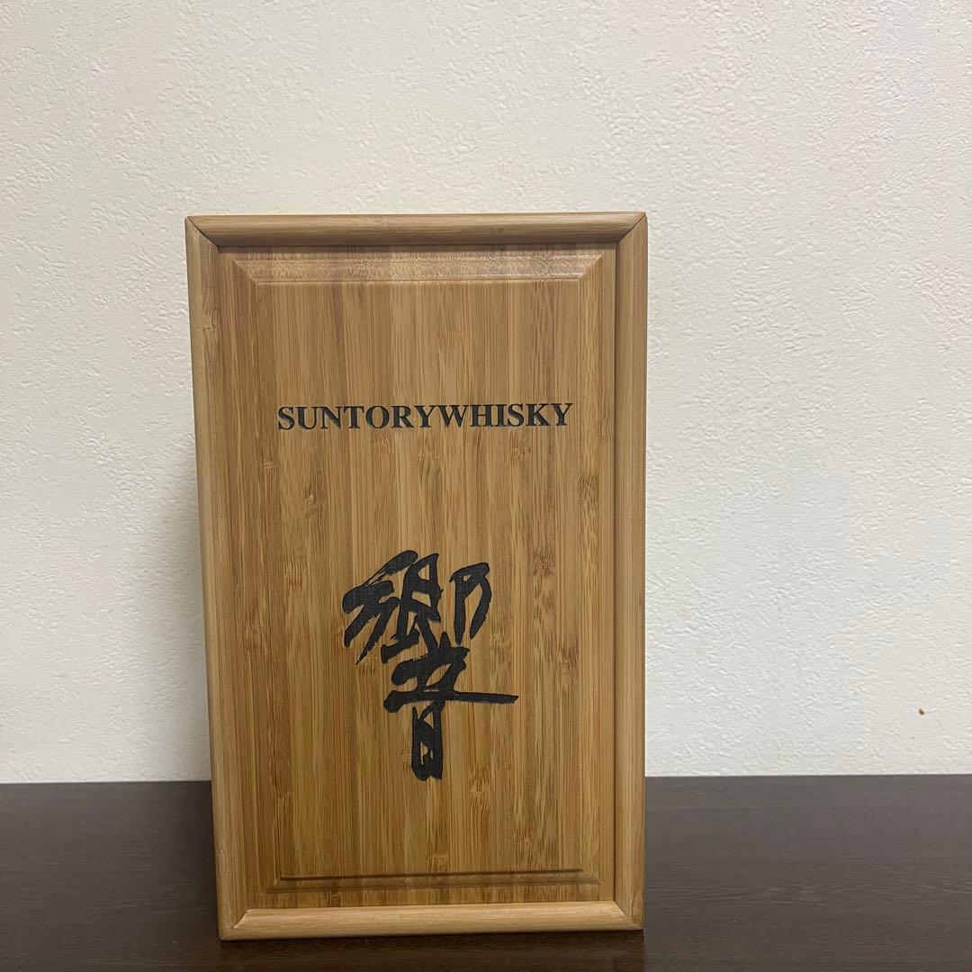 SUNTORY WHISKY 竹製ウイスキーケース空箱