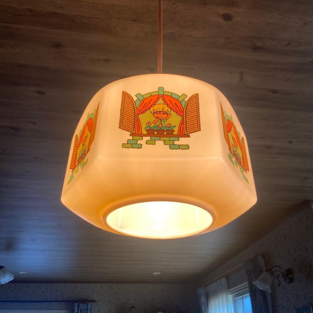 昭和レトロ　ペンダントライト　希少　ナショナル　レトロポップ