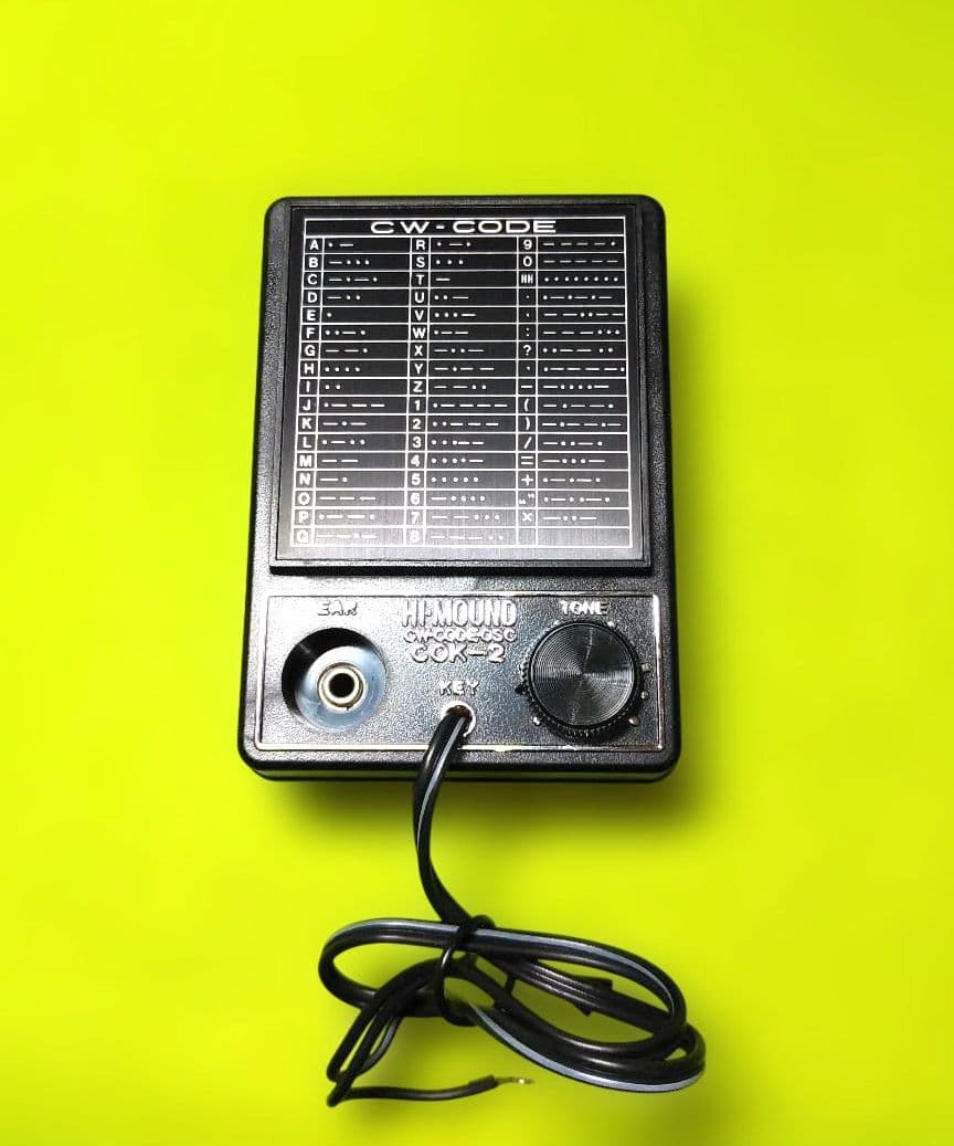 ハイモンド 電鍵 HK-706、モールス信号練習用発信機 COK-2の2点セット