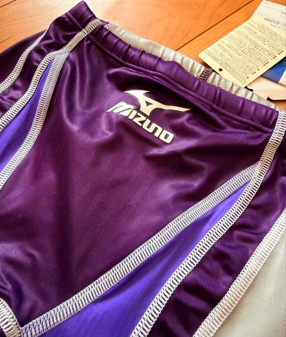 【新品激レア】明治大学　アクセルスーツ　ウォータージーン　ロングスパッツ 競パン