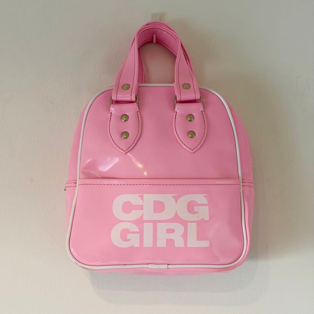 COMME des GARCONS GIRL エナメル ミニトート