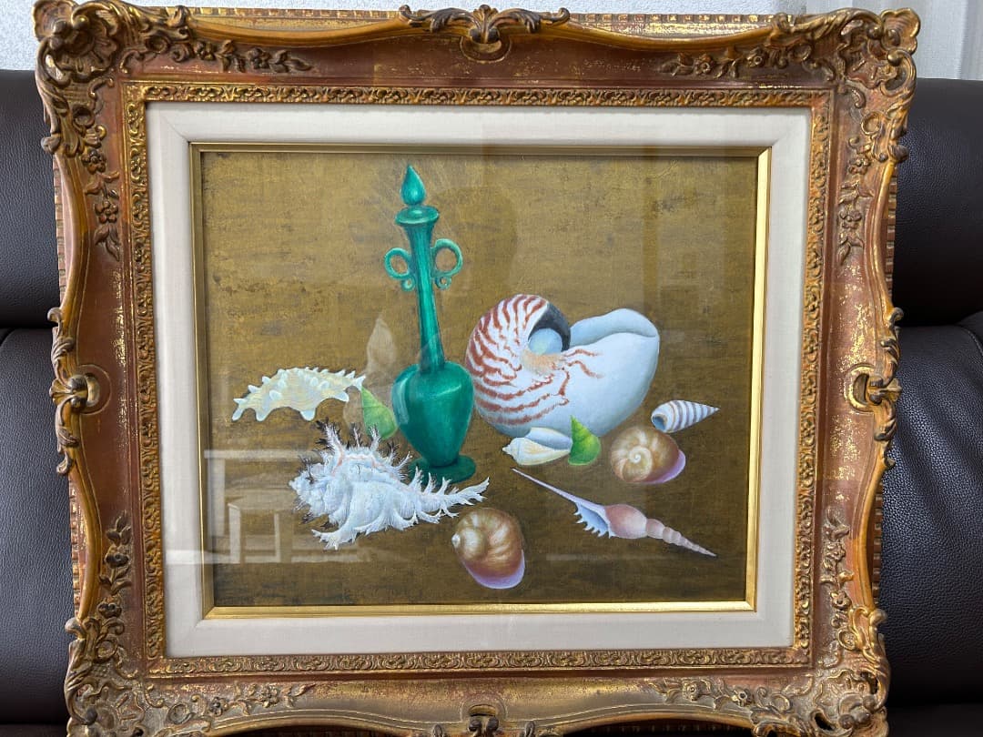 立松富雄作 『貝の詩』 (油彩)