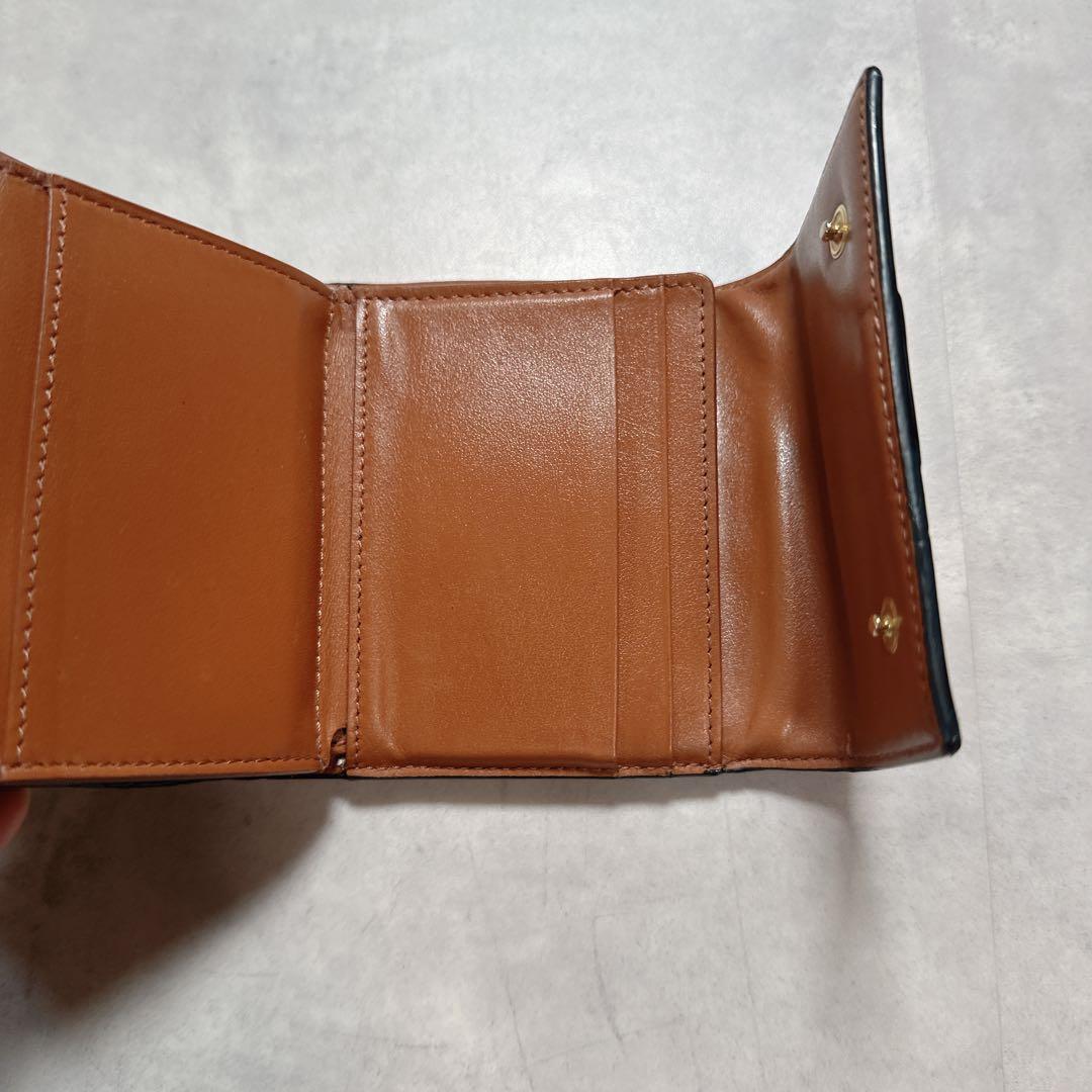 CELINE セリーヌ マカダム ３つ折り財布 ブラウン 総柄 ウォレット