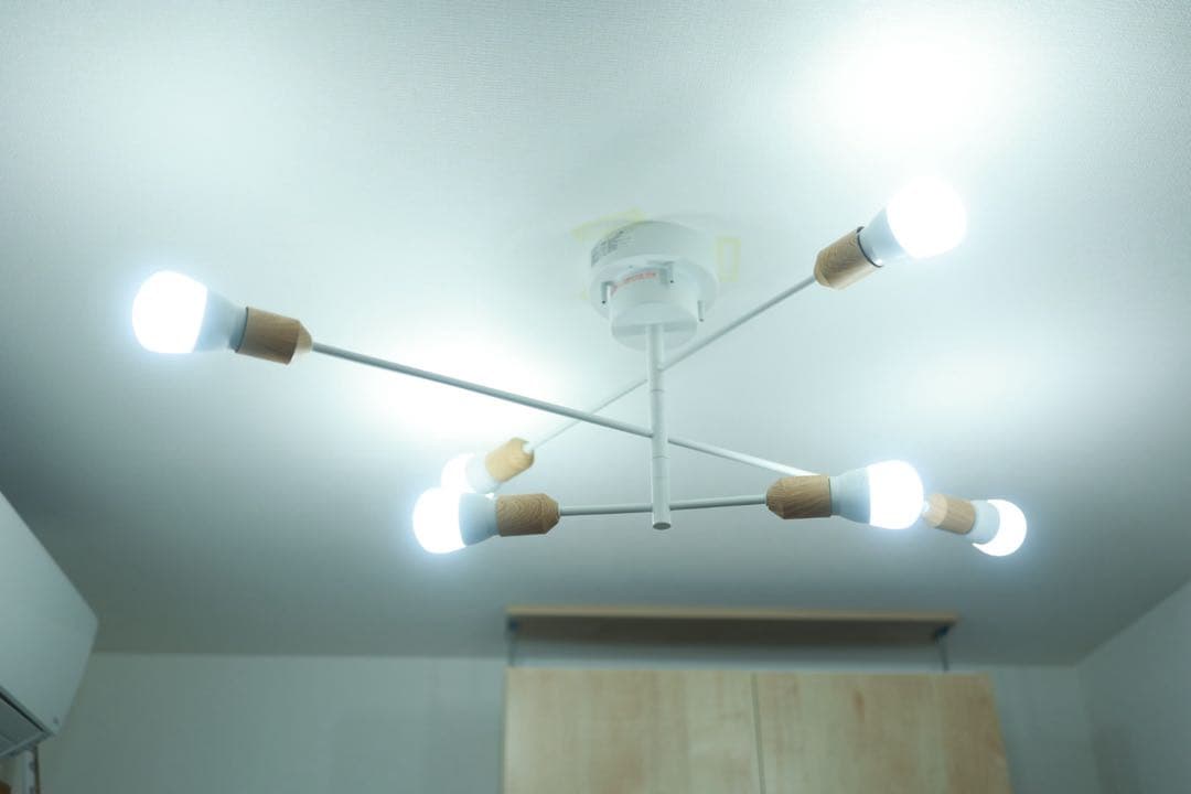 【ほぼ未使用】【今だけ割引】LED調光シーリングライト　即使用可　おしゃれ照明