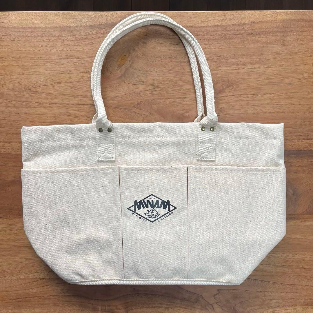 マンウィズ　キャンバスビッグトート