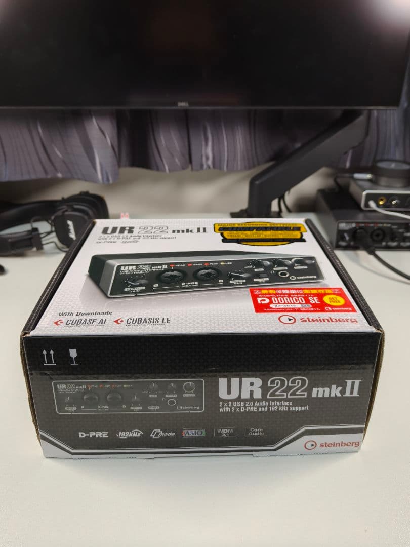 Steinberg UR22 mkII USBオーディオインターフェイス