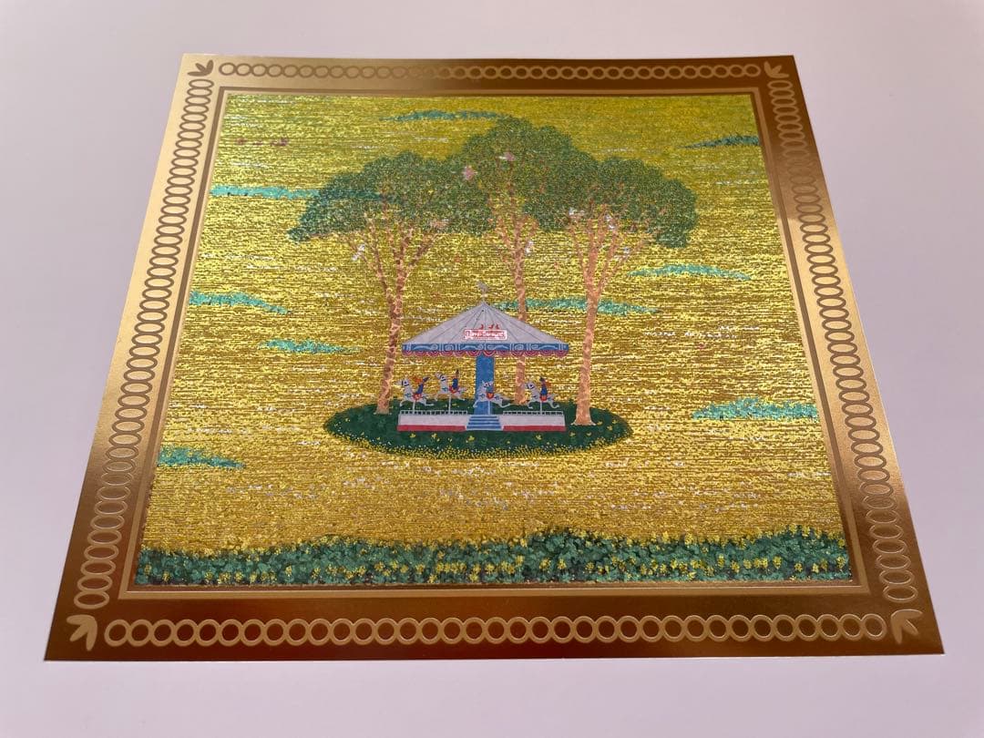 箔押し　カレンダー　12ヶ月　絵柄　48点