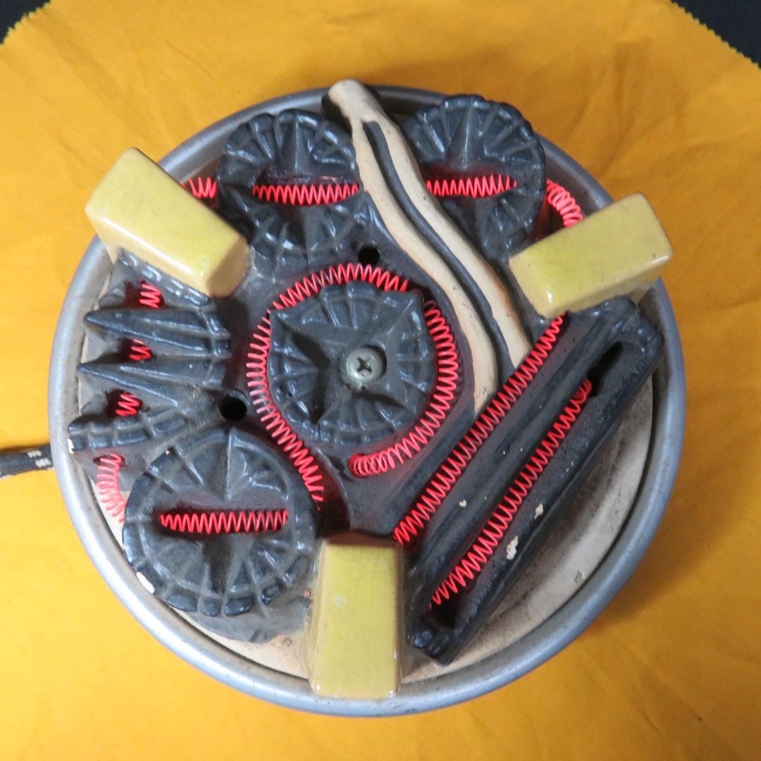 炭型電熱器 茶道具 茶器 風炉 野々田商店 410w 動作確認済み