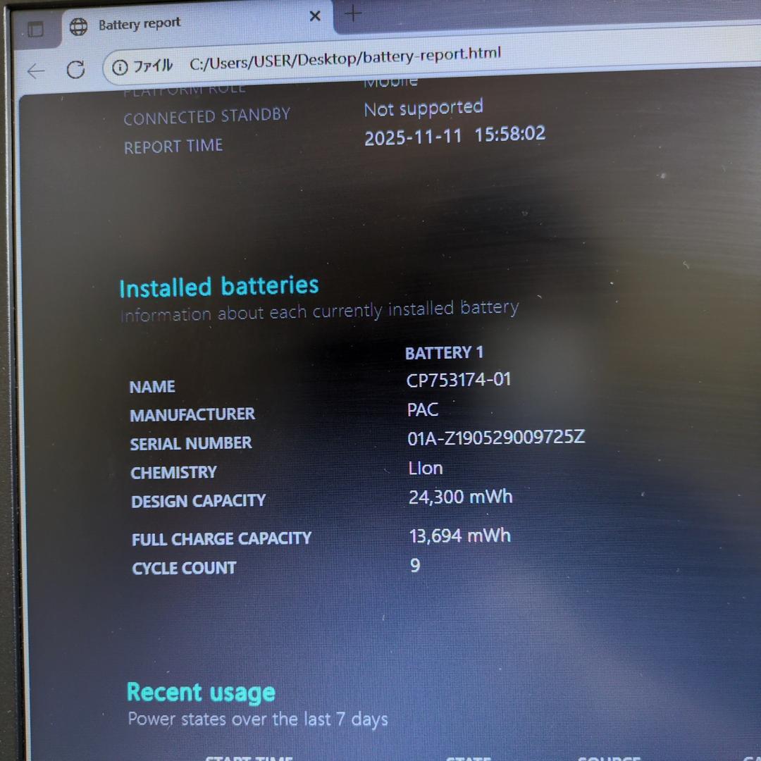 富士通【SSD256GB】【Core i3】【メモリ16GB】M625