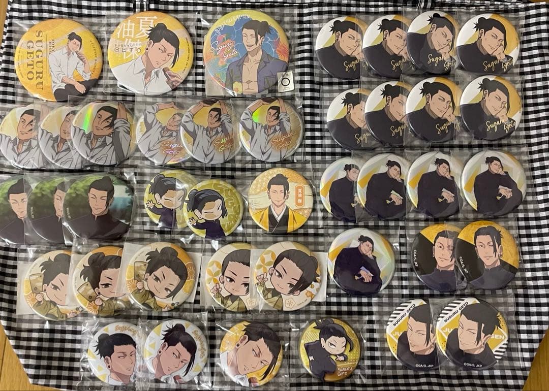 呪術廻戦 夏油傑 缶バッジ 54個まとめ売り