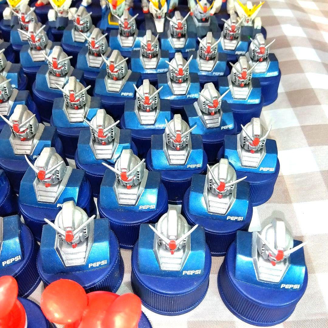 ペプシコーラ　ガンダム　ボトルキャップ　フィギュア　シークレットあり　大量まとめ