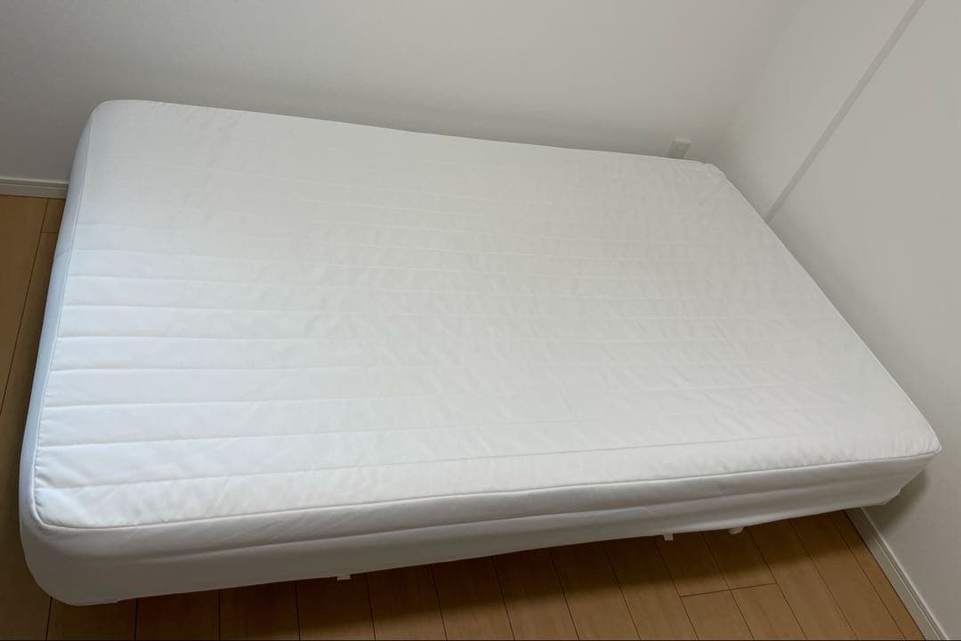週末値下げ　無印良品　セミダブル 脚付きマットレス ホワイト