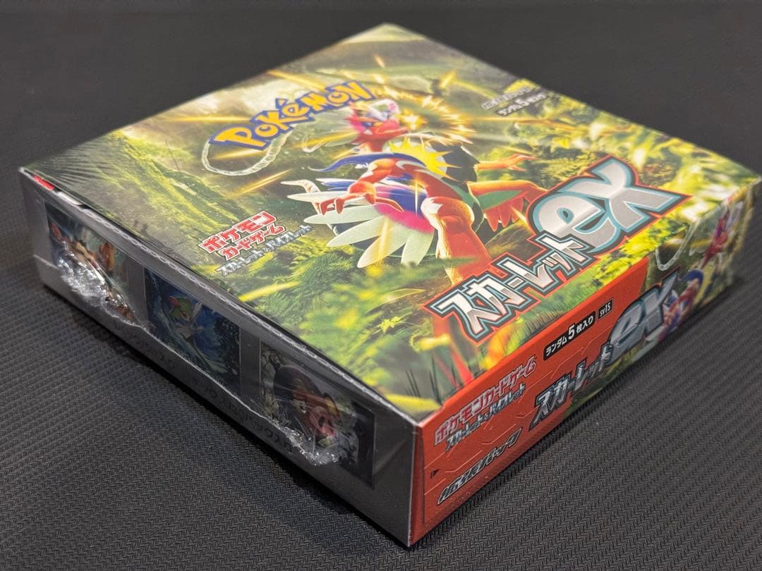 シュリンク付き新品未開封　ポケモンカード　スカーレットex　1box