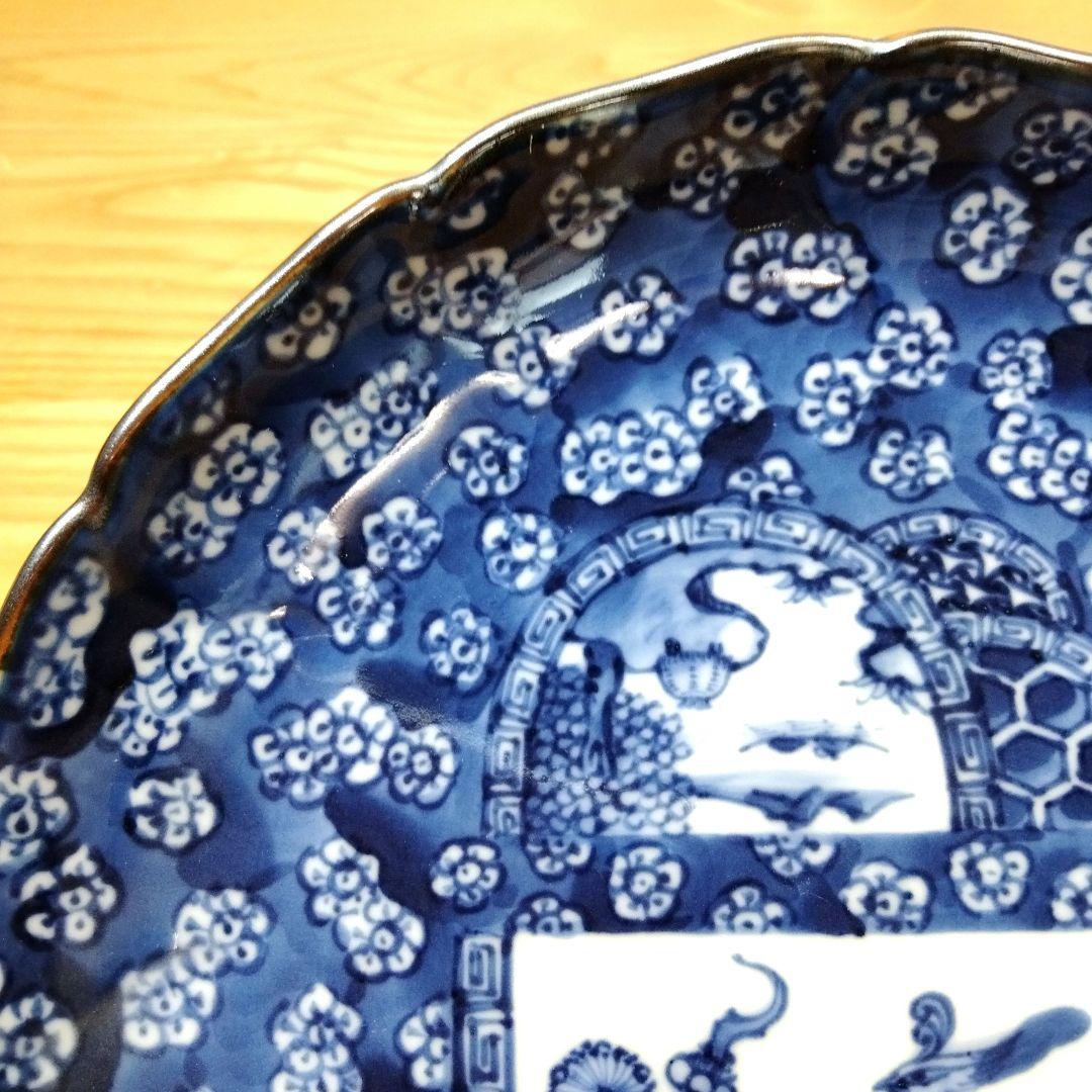 ☆ 加藤利昌 清水焼 染付中皿