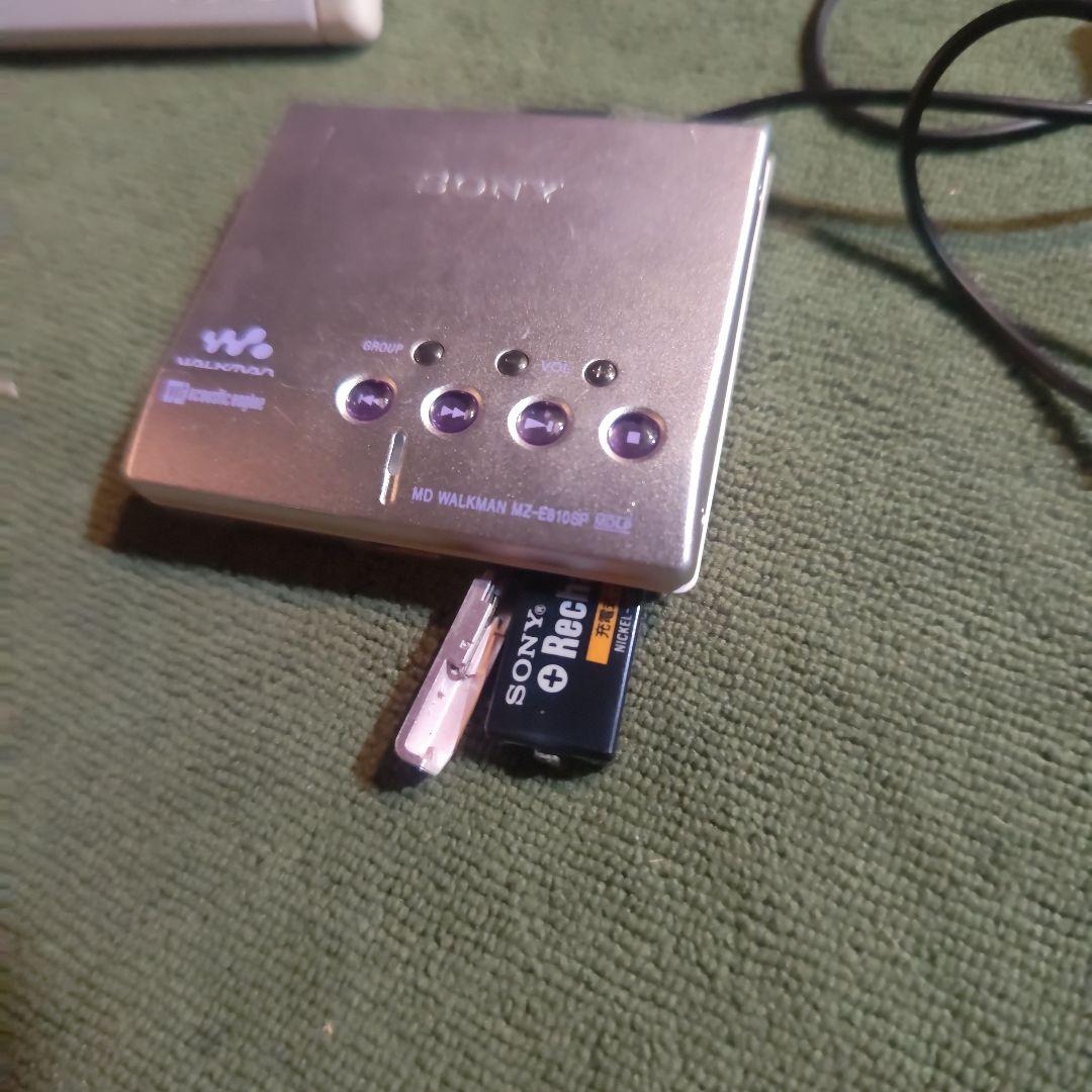 MDプレイヤー　SONY　MZ-E810SP　スピーカー等セット