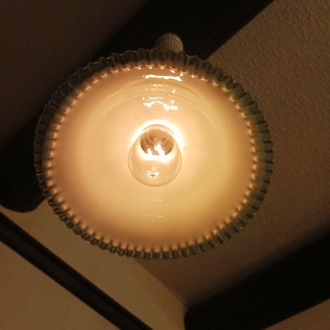 ガラスランプシェード 　　　　アンティーク