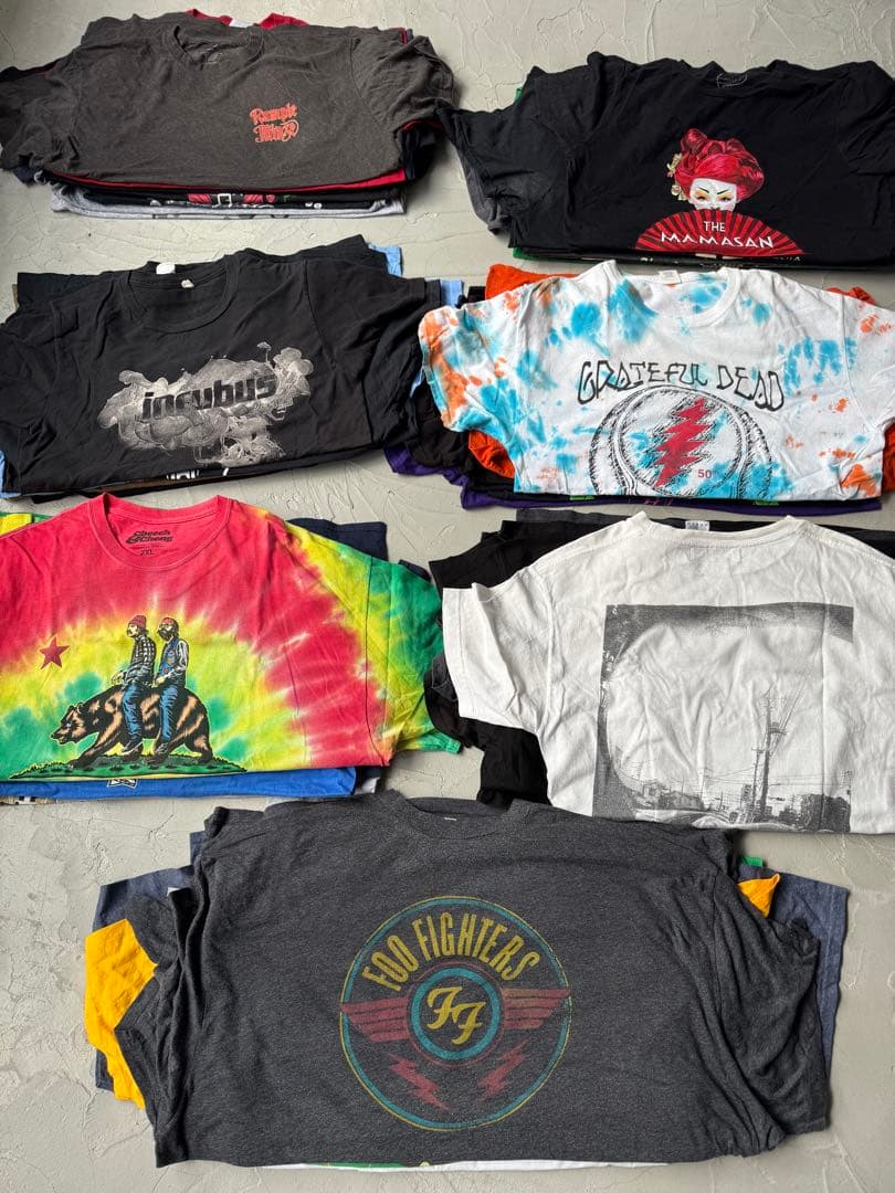 50枚セット まとめ売り セット バンドTシャツ（グレイトフル・デッド)